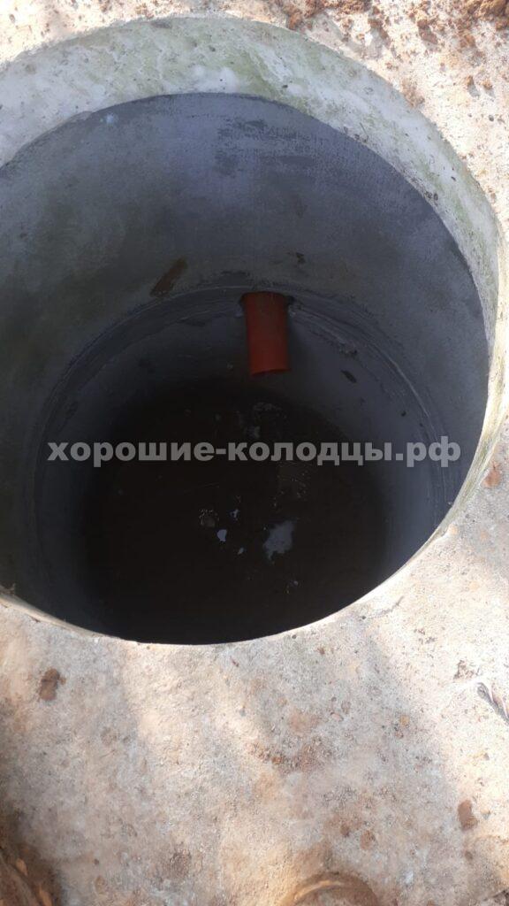 Установка 2 кольца в яму под септик в КП Солнышко, Волоколамский р-н, Подмосковье.