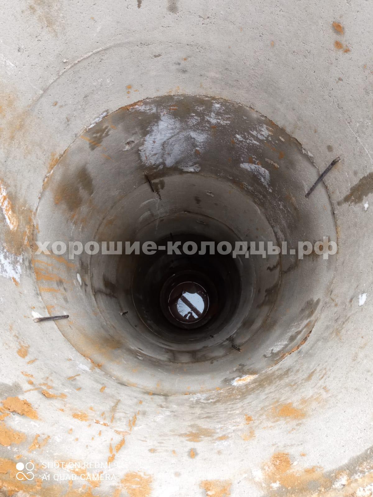 Колодец на воду 10 колец в СНТ Курсакова-1, Истринский р-н, Подмосковье.