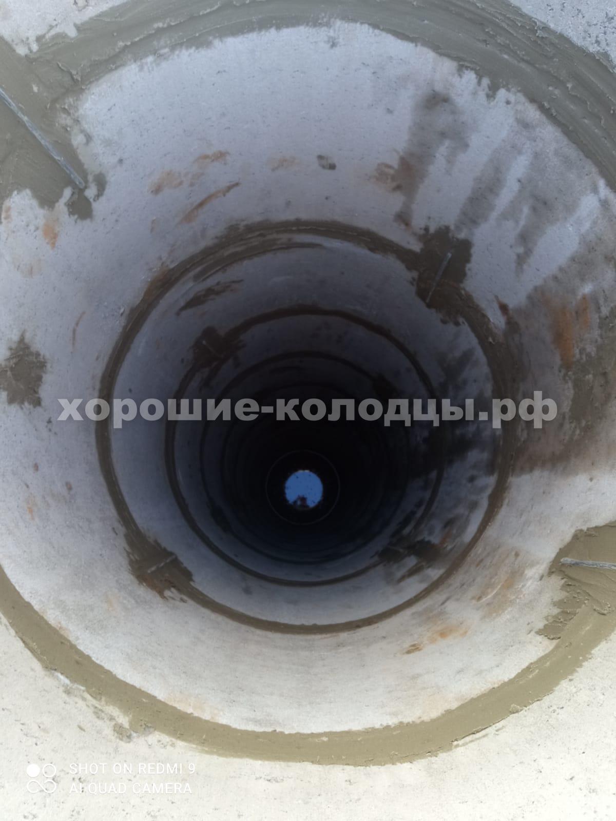 Колодец на воду 13 колец в СНТ Малиновка, Истринский р-н, Подмосковье.