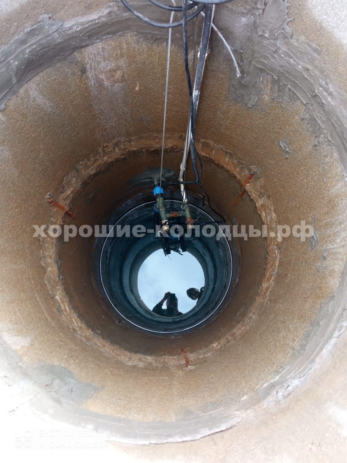 Промывка забитого насоса на воду в д. Осташова, Волоколамский р-н, Подмосковье.